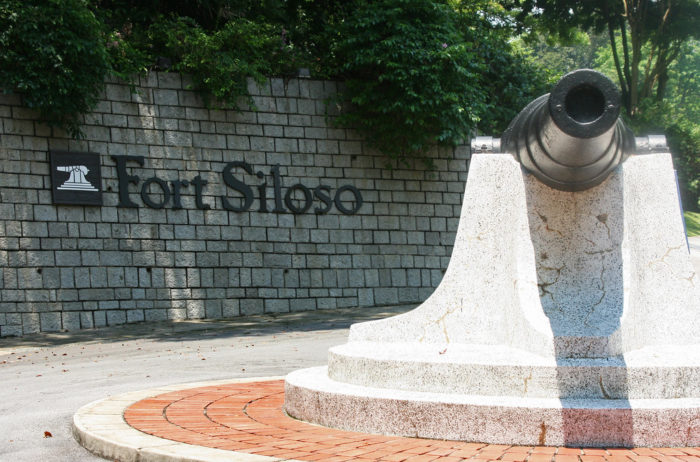 fort siloso in Singapore 
