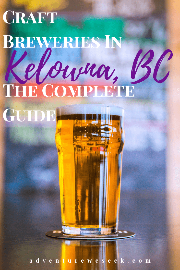 Kelowna British Columbia has some of the best craft beer breweries in Canada, so why not go for some craft beer tasting at one of the many taprooms? No matter if it’s summer or winter, there are lots of things to do in Kelowna British Columbia and craft beer tasting is one of them.